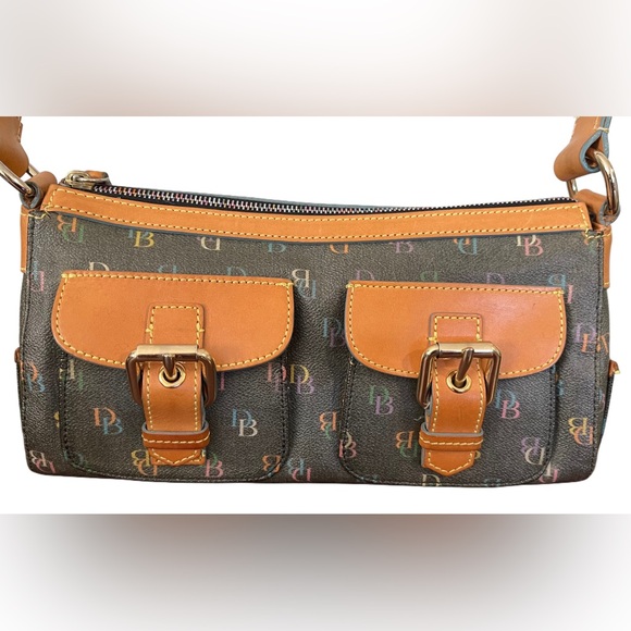 Dooney and Bourke Multicolor Signature Hobo Shoulder Bag - Picture 2 of 16